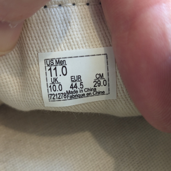 Vans Men’s Rata Vulc ESP Joel Tudor black Size 11 canvas skate shoes - Picture 6 of 7